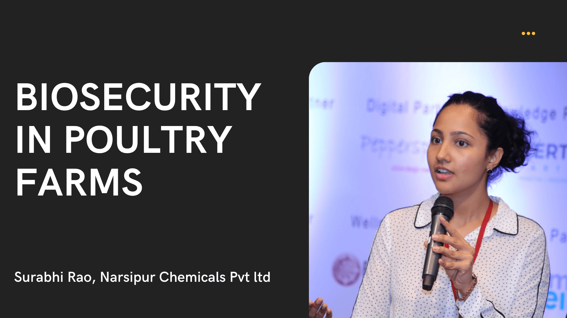 Biosecurity at Poultry Farms – with Surabhi Rao, Director Narsipur Chemicals