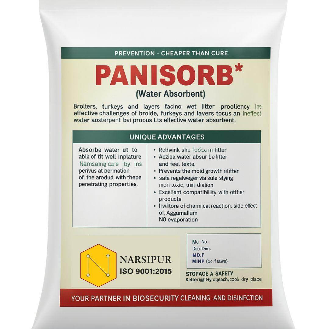 Panisorb - Water Absorbent for Poultry